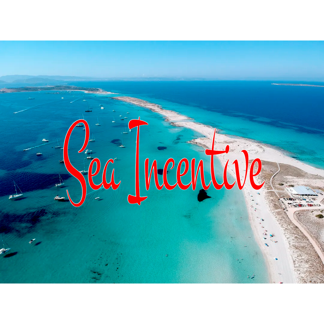 sea incentive Ibiza logo and picture of Formentera